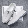 2025 Spring and Autumn New Men's Daily Casual Leather Shoes Men's Soft Leather Soft Sole Foot Sneakers Dad Shoes Since 10288