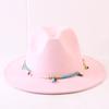 Popular European and American classic simple flat-brimmed top hat men's and women's fashionable and elegant versatile jazz hat top hat