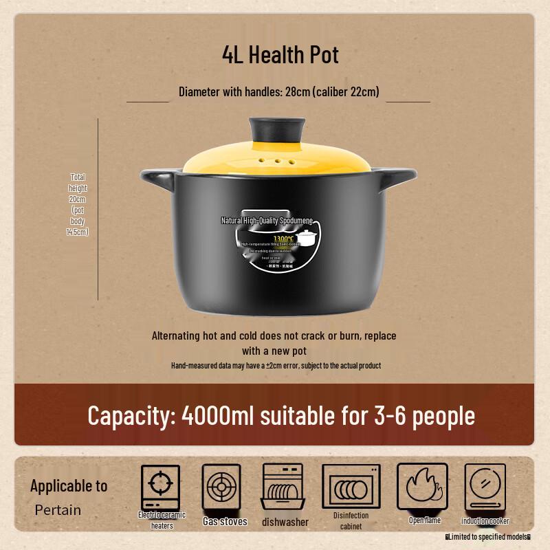 Ceramic Claypot Stew Pot