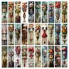 32pcs, bizarre surreal bookmarks, back-to-school season, Christmas, Halloween, suitable for teachers, readers, and birthdays.