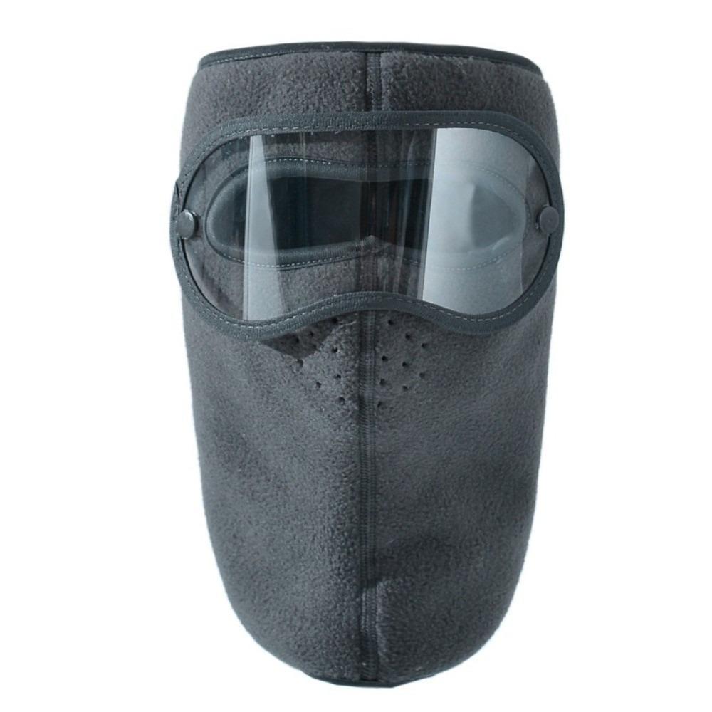 Plush Full Face Cover Soft Goggles Mask Face Cover Winter Cycling Mask  Riding