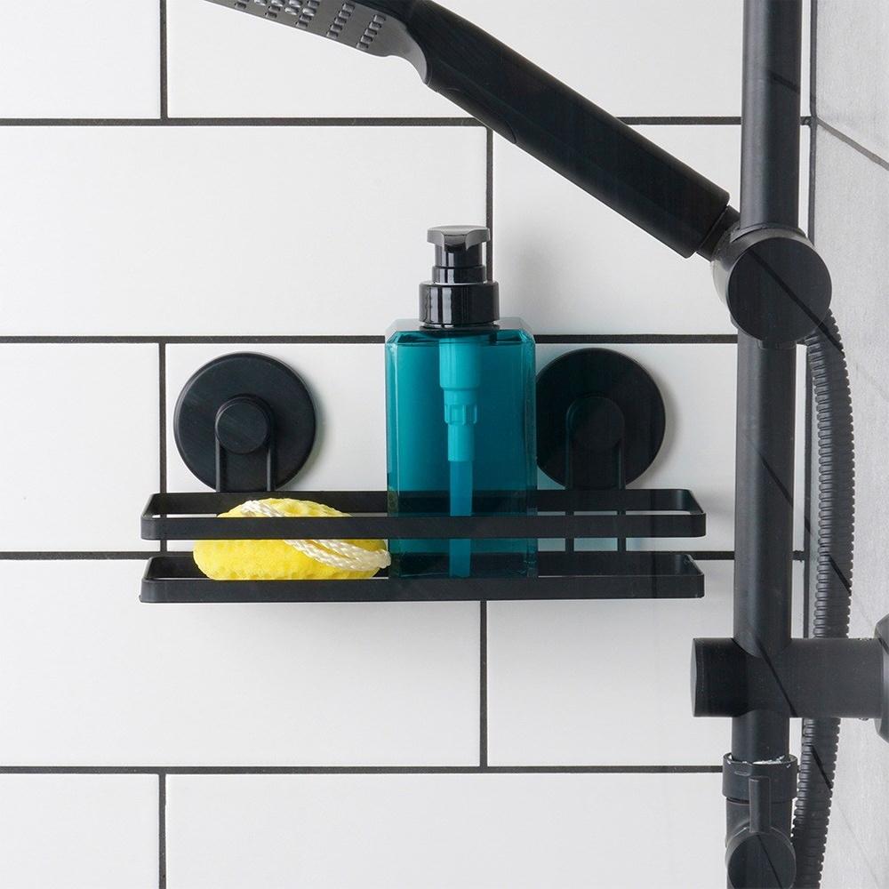 Bathroom Suction Cup Wall Shelf for Shower for Cosmetics and Accessories