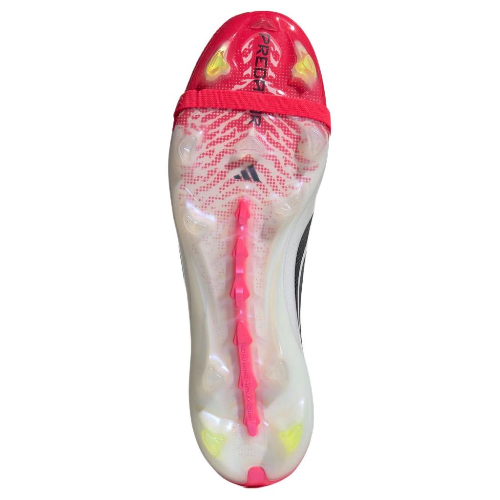 Adidas Predator Elite Ft Bequeme Passform Fg (Gummi Lange Stollen) Kunstrasen Stoff Fußballschuhe Unisex Fußballschuhe Weiß JS0380