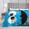 Cookie Monsters Blanket Quality Super Soft  Throw Blanket Winter Boy Girl Living Room Fashion Bedspread