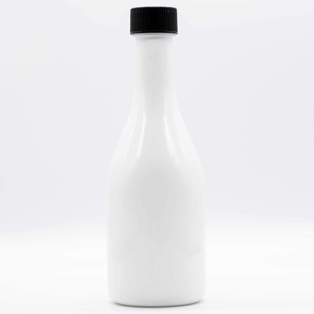 Otsuka Glass Kitchen Decor Storage Bottles (Jugs), Beverage Bottles, 300ml, Set of 2, White, Made In Japan, SD300-AITO-2P