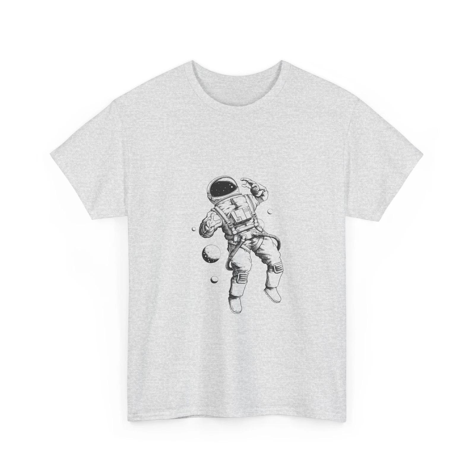 Floating Astronaut Tee | Space Helmet Sketch, Moon Phases, Outer Space, Universe XL