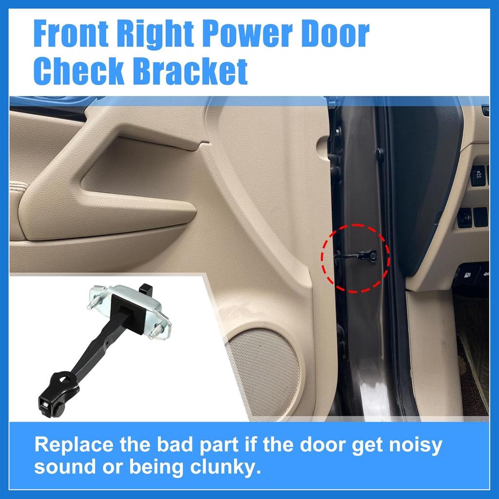 Front Right Door Hinge Check Arm Stop Strap Fit for Kia Sportage 2011-2016 No.79390-3W000/793903W000 - Pack of 1 Auto Accessories
