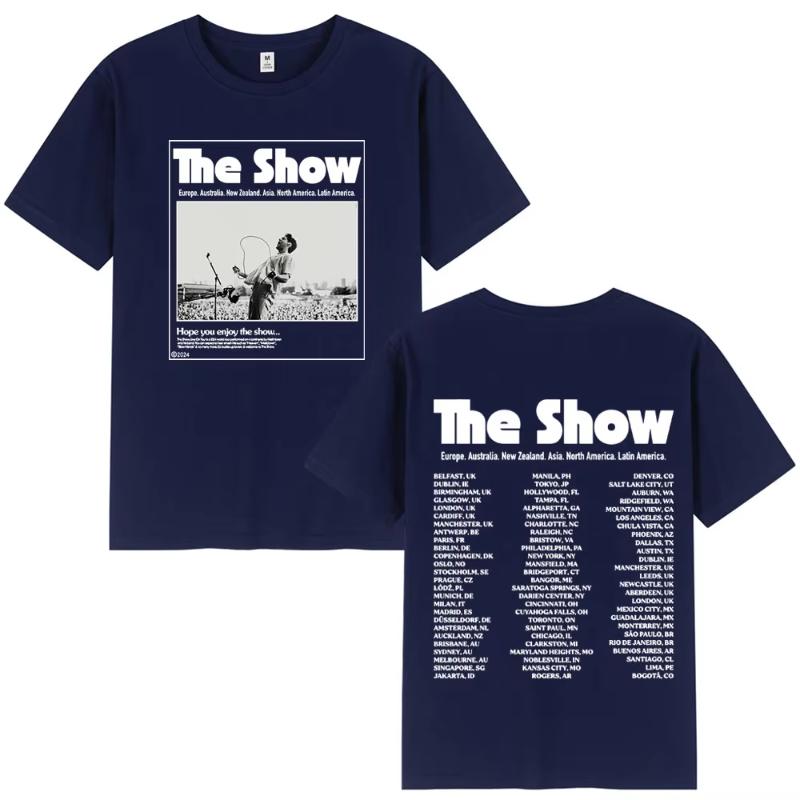 Niall Horan The Show Live on Tour 2024 T Shirt Fashion Hip Hop Oversized Short Sleeve Tshirts Unisex Women Harajuku Casual Tshirt