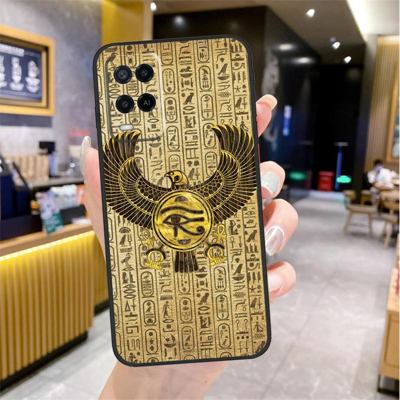 Egyptian Eye Of Horus Case For Oppo A74 A54 A94 A78 A98 A18 A60 A80 A40 A38 A58 A96 A76 A16 A15 A17 A57 A77 A5 Pro