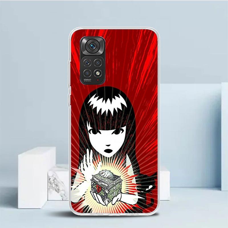 Comics Emily The Strange Soft Cover for Xiaomi Redmi Note 15 14 13 12 Pro Plus Phone Case 14S 11S 11T 11E 10S 10 4G Pattern Shel