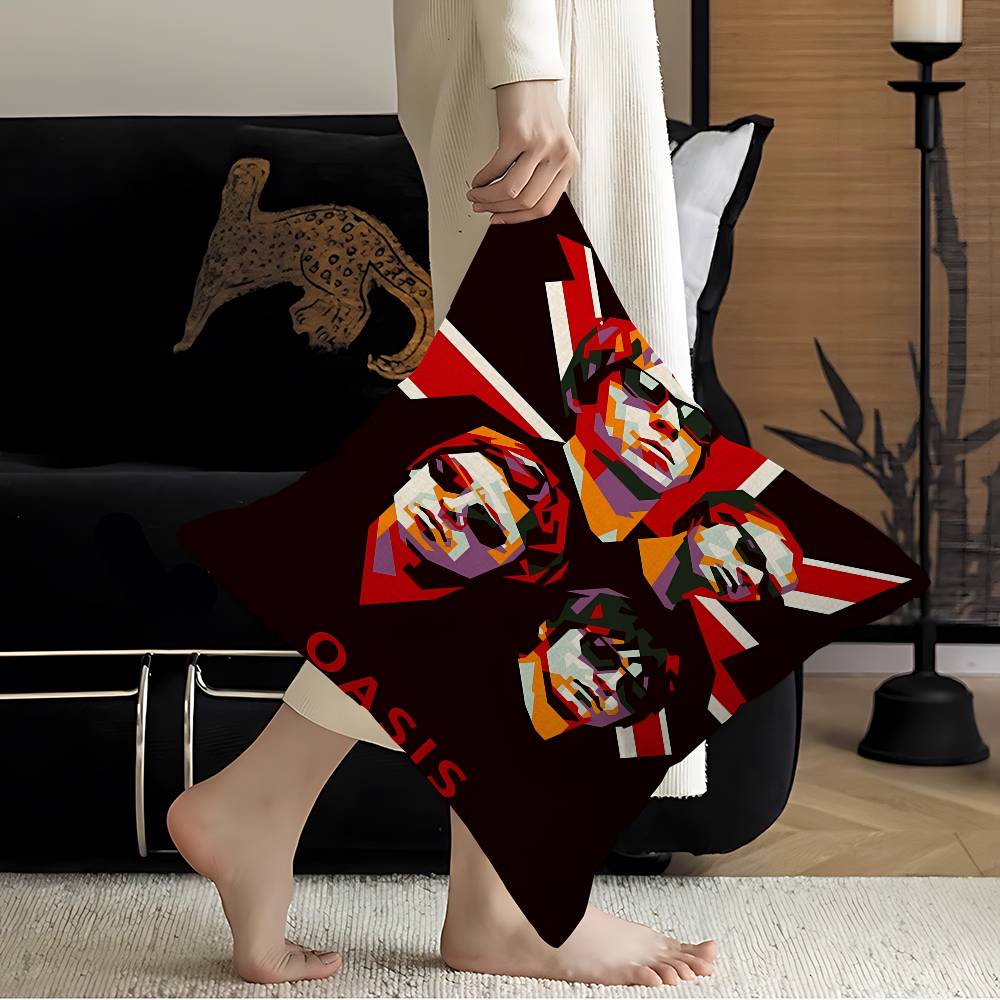 Hot Band O-Oasis Cushion Cover Pillowcase Upholstery Sofa Throw Pillow Home Decor Pillowcas