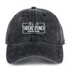 Throat Punch Kinda Day Slogan Baseball Cap Vintage Washed Outdoor Casual Adjustable Unisex Hat