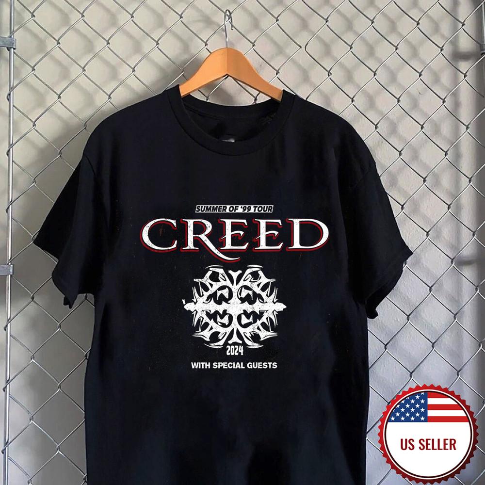 New Creed Band Summer of '99 Tour Short Sleeve T Shirt S-5XL Unisex T-Shirt