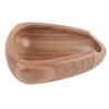 Coffee Bean Weighing Bowl Walnut Wood Anti Slip Bottom Coffee Dosing Tray for Home Cafe