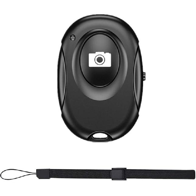 Generic Wireless Camera Shutter Clicker | Camera Shutter Remote Control for iPhone & Android Smartphones | Wireless Remote Control Selfie Button -