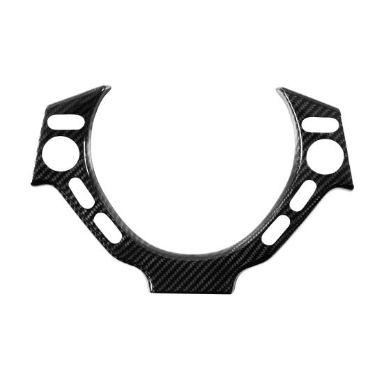 Kaufe Wheel Button Frame Easy Installation UVproof Black Practical Steering Wheel Frame Trim