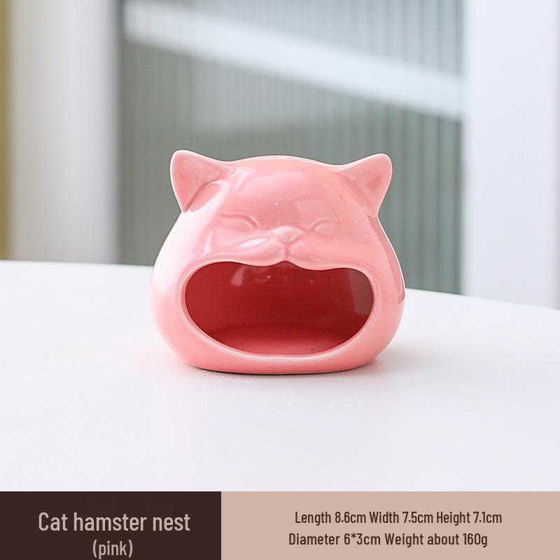 Chladivý keramický úkryt pro křečka: Letní přístřešek a herní domek