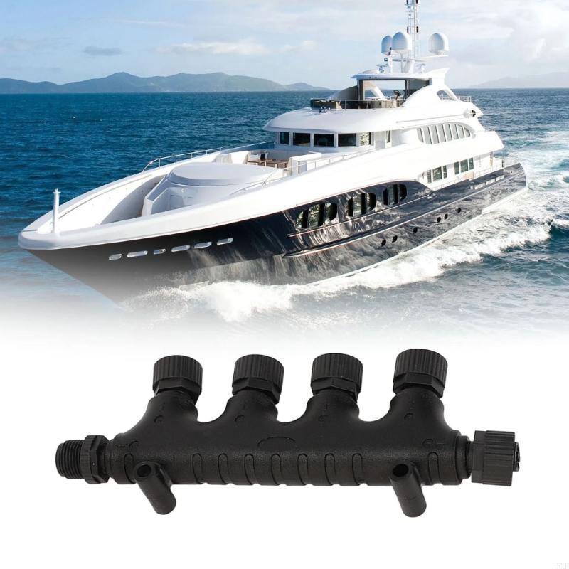 2025 New 4 Port Joiner Connector with IP67 Waterproof Rating Map System Connector Marine Accessories Suitable for Matsutec