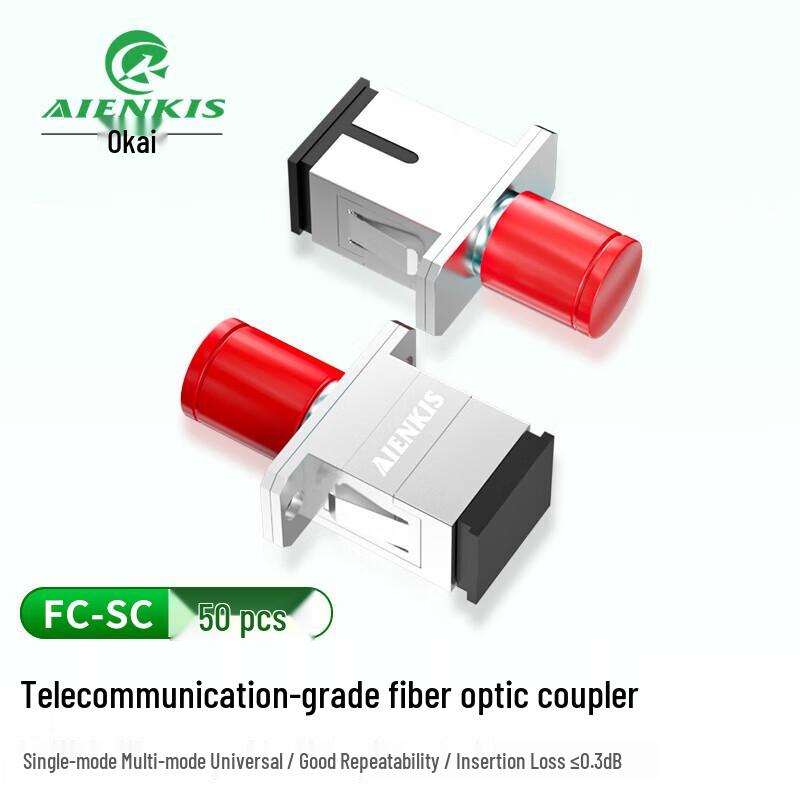AIENKIS Telecom-Grade Fiber Optic Adapters