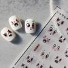 Decorazione Nail Art Adesivo per Unghie 5D Inciso Manicure alla Moda Espressione Design Goffrato Per Donne e Ragazze