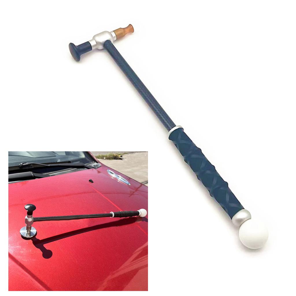 Car Body Paintless Dent Removal Tools Carbon Fiber Dent Hammer Tap Down Tools Dent Repair Tools Paintless Dent Repair