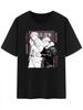 Unisex Anime Character Pattern Cotton TShirtJJK Jujutsu Kaisen Character Impression Short Sleeve Tee Shirt