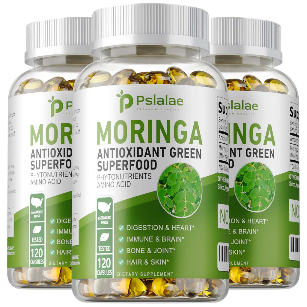 Pslalae - Moringa Seed Extract Capsules - Digestive and Immune System Health
