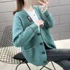 Women's Knitted Cardigan Sweater Loose Top Spring Autumn Winter Women's Fashion Korean Version