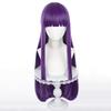 Purple Long Cosplay Wig for Comiket School Cultural Stage and Includes Wig Wig, Heat-Resistant, Costumes, Events, Halloween, Festivals, Festivals,