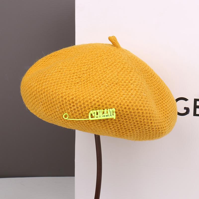Fashion Autumn and Winter Small Face Big Head Circumference Beret Children Fashion Warm Painter Hat Versatile Newsboy Hat