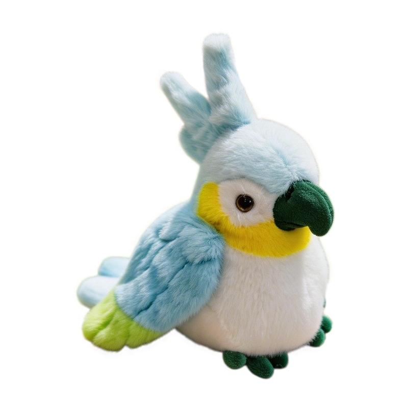 16Cm Cute Cartoon Bird Simulation Colorful Parrot Plush Toy Homdecor Stuffed Dolls Soft Animal Dolls Gift For Kids Decoration