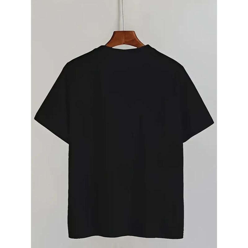 European Size Men's Casual Short Sleeve Comfortable Fashionable Casual Wear for Men Summer Crew Neck Print T-shirt for Men