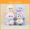 Soft Penguin Plush Keychain Rabbit Bear Short Plush Stuffed Animal Doll