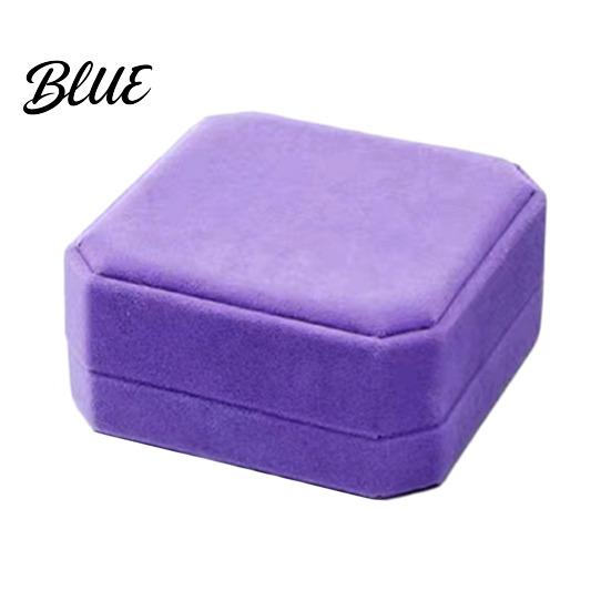 Jewelry Organizer with Shockproof Case Box Design Octagonal Compartments 3-in-1 Soft Flannel Organizer for Necklaces Rings Earrings Wedding