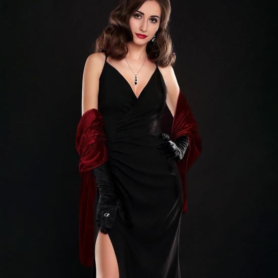 Women Velvet Shawl Wraps Solid Color Lady Style Gown Dress Shawl Wraps Evening Dresses Weddings Shawl