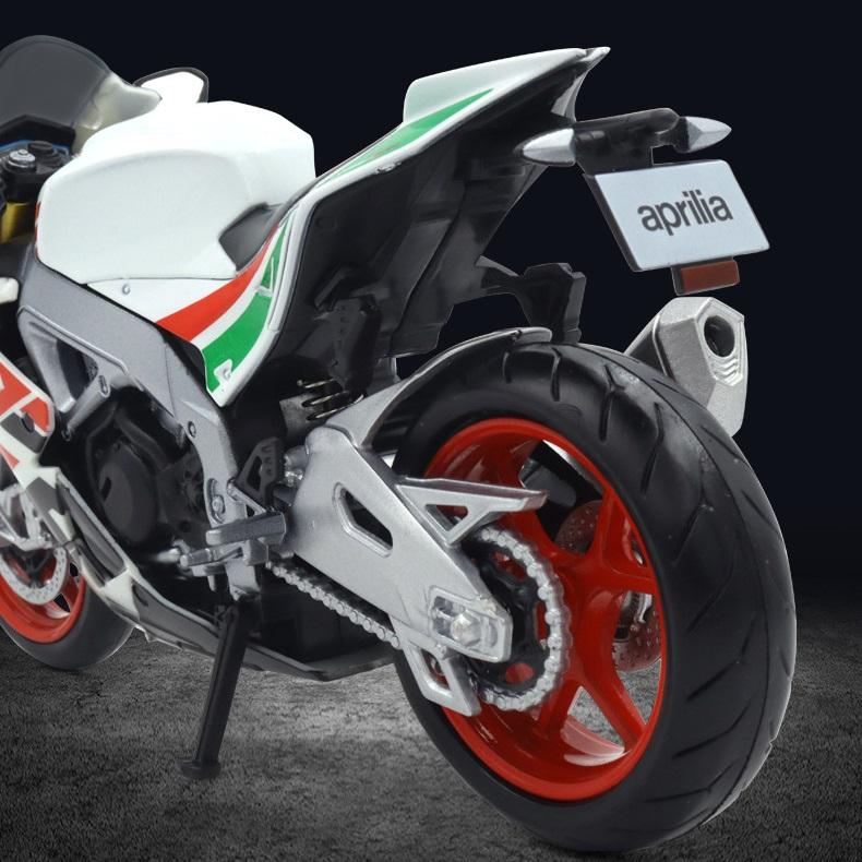 MotoGP Aprilia RSV4 RR1000 Racing Motorcycle Simulation Exquisite Diecast & Toy Vehicle RMZ City 1:12 Alloy Collection Model