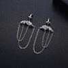 LUOTEEMI Luxury Earings Designs Jewelry Handmade Ear Stud Long Tassel Earrings