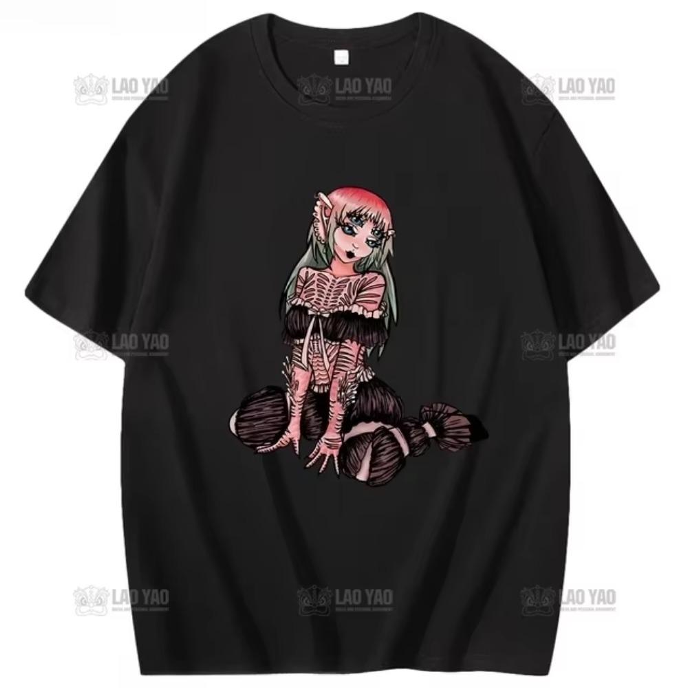 

Woman Clothing Melanie Martinez Portals 2023 Gift Street Style Shirts Unisex Men Hip Hop Tops Best Accessory for Music Fans S
