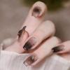 24Pcs Gradient Long Ballet Press On Nails With Glue Full Cover Acrylic False Nails Artificial Manicure Tips