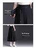 2026 Spring Women's High Waist A-Line Mid-Length Skirt with Wide Hem