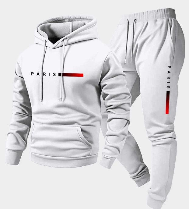 2025 Herren Logo-Print Kapuzenpullover & Jogginghosen Set