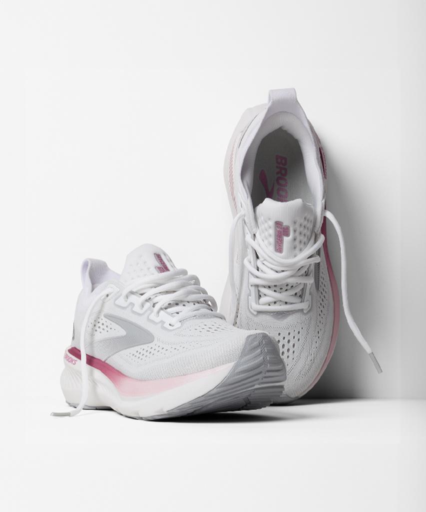 Brooks Running Women'S Glycerin Gts 23 Medium - White / 1204921B133