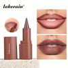 Matter Lipliner und Lippenstift, wasserfest, lang anhaltender Lippenstift, samtig glatt, hochpigmentiert – perfekt für den täglichen Gebrauch und Make-up-Artists
