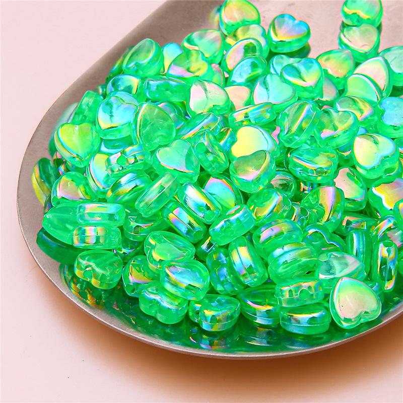 Handmade Beads Acrylic Color-plated Beads Handmade DIY Beaded Earrings Bracelet Cell Phone Chain Accessories Materials Loose Beads Making Accessories