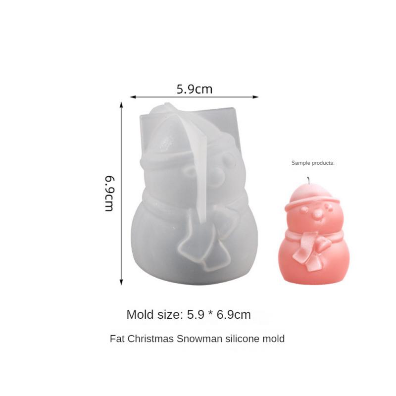 

2025 Рождественские принадлежности для изготовления свечей Сапоги Колокольчики Рождественский лось Снеговик Украшение Силиконовая форма Ароматическое украшение для свечи