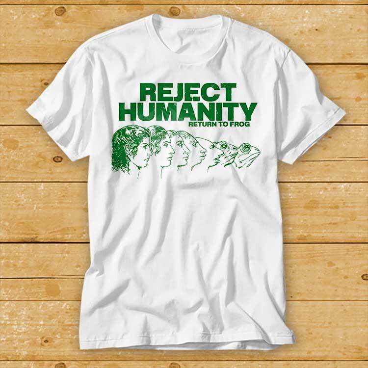 Rifiuta l'Umanità Torna alla Rana Maglietta Best Seller 1933