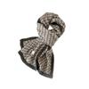New fashion imitation cotton and linen pleated scarf women's printing double-layer cotton and linen decorative scarf shawl