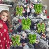 4 Roll Grinch Christmas Ribbons for Crafts DIY Holiday Christmas Decorations