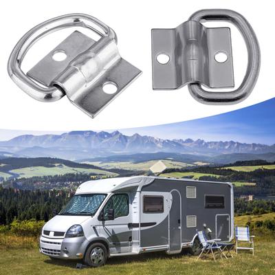 D Ring Tie Downs Heavy Duty Cargo Anchors Boat Anchor Points Kayak Lashing Rings for Trailers Trucks Boats & Kayaks