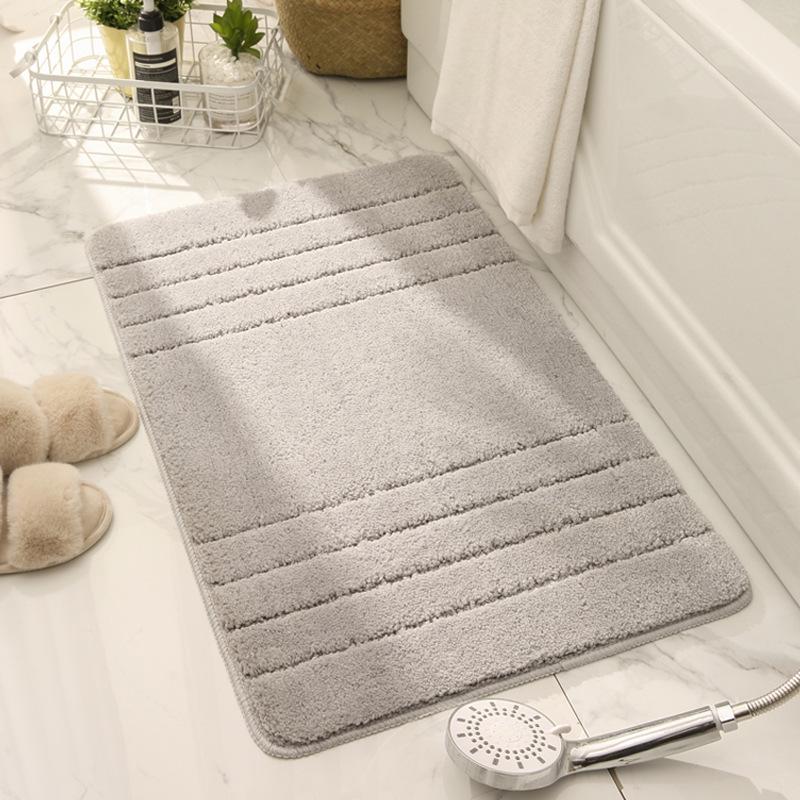 Thickened Non-Slip Water-Absorbing High-Low Pile Mat for Entrance, Kitchen, and Bathroom